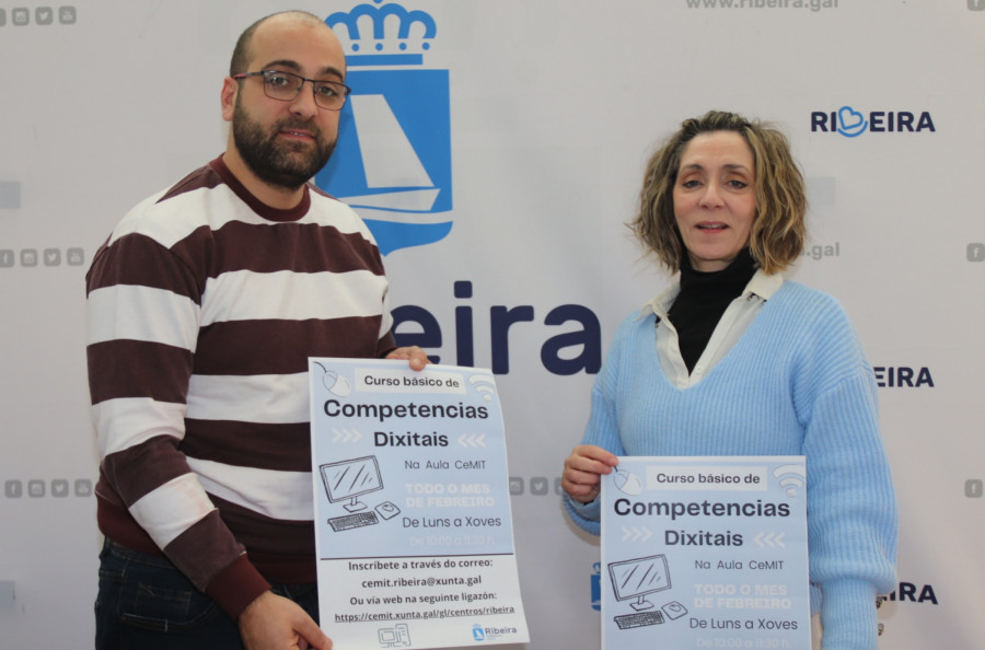 El aula Cemit de Ribeira albergará el examen del EMA y cursos de iniciación a la informática para el taller Tahume X y PIE