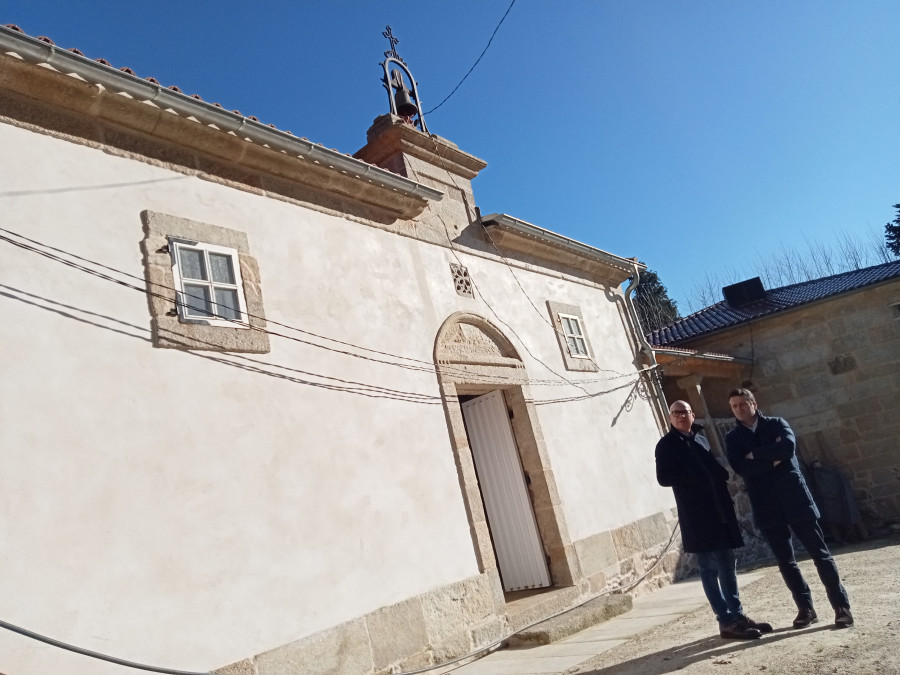 Boiro impulsa nuevas rehabilitaciones en estancias auxiliares del Pazo de Goiáns tras concluir las obras en la capilla