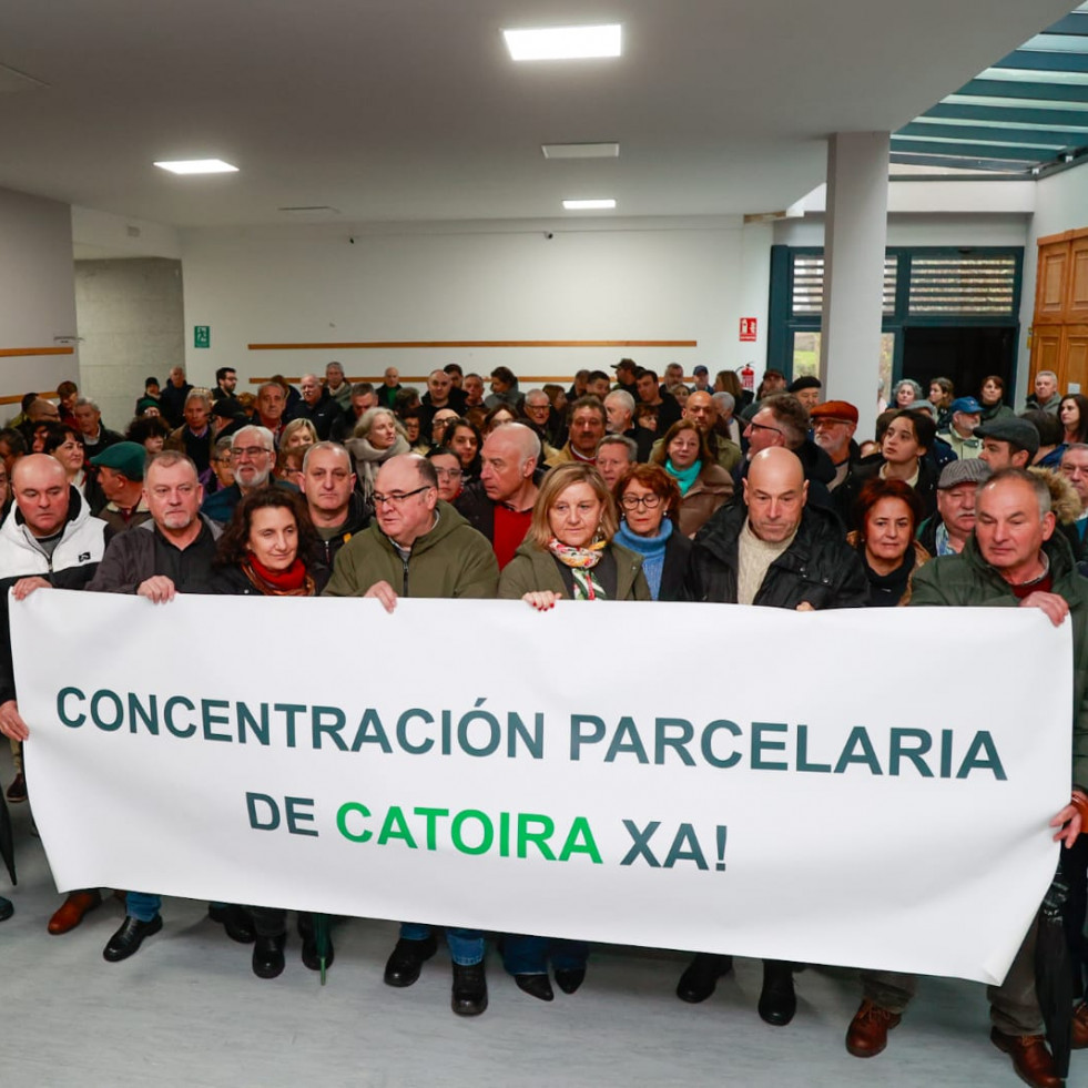 Catoira se planta por la parcelaria: “Ou nos facemos valer ou terannos empantanados”