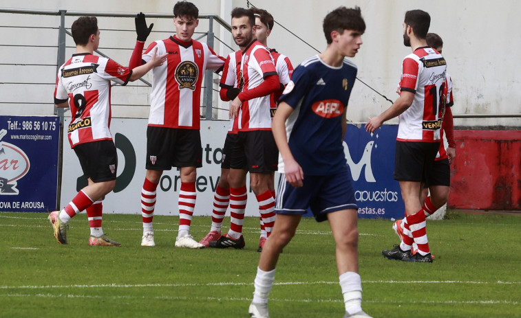 El Céltiga suma su tercer éxito seguido en un partido insípido ante el Bouzas