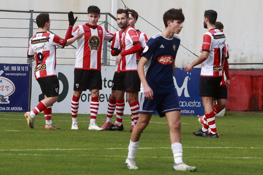 El Céltiga suma su tercer éxito seguido en un partido insípido ante el Bouzas