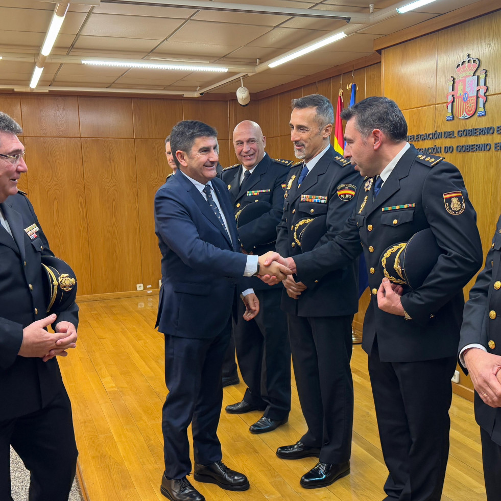 Luis Hombreiro toma posesión como jefe de Coordinación Operativa Local de la Comisaría de Vigo