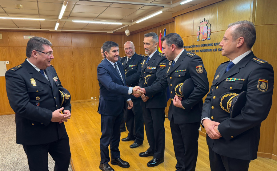 Luis Hombreiro toma posesión como jefe de Coordinación Operativa Local de la Comisaría de Vigo