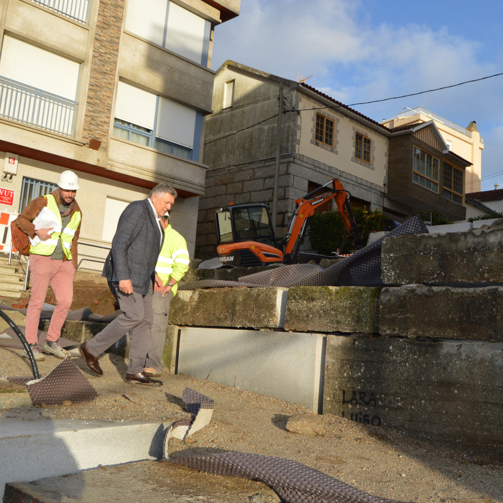 Las obras en A Peixeira obligan a cortar el tráfico en la Avenida Pontevedra durante un mes