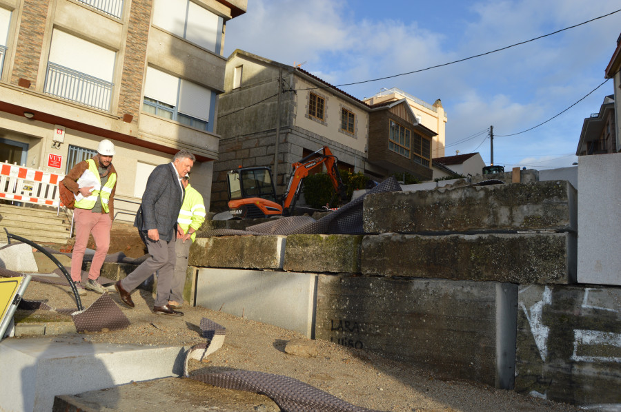 Las obras en A Peixeira obligan a cortar el tráfico en la Avenida Pontevedra durante un mes