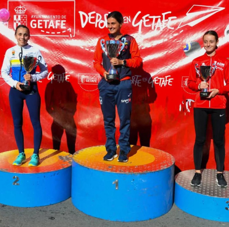 La cuntiense Carmen Escariz se cuelga la medalla de oro en Getafe