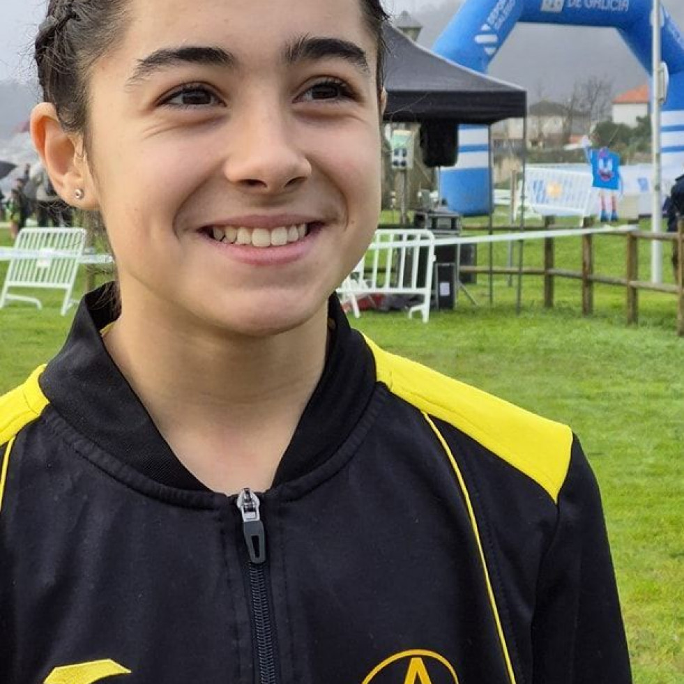 La atleta cambadesa Daniela Bayón Diz logra el cuarto puesto Sub 14 en A Pobra