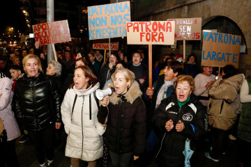 Protestas mariscadoras a pie o grove