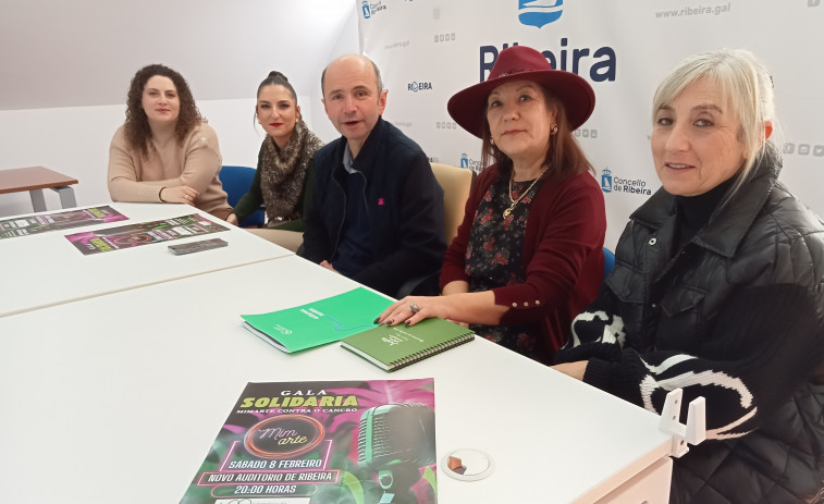 El auditorio de Ribeira albergará el 8 de febrero la Gala Solidaria “Mimarte contra o Cancro”