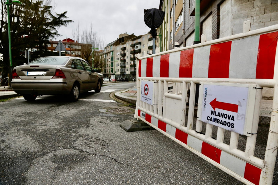 Los cambios del tráfico en el entorno de O Con se saldan sin incidentes y con algún despiste