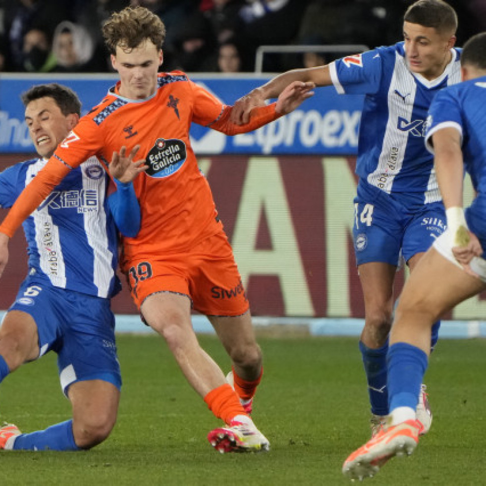 El Celta llega a tiempo en Vitoria (1-1)