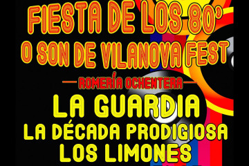 Cartel fiesta 80 Vilanova