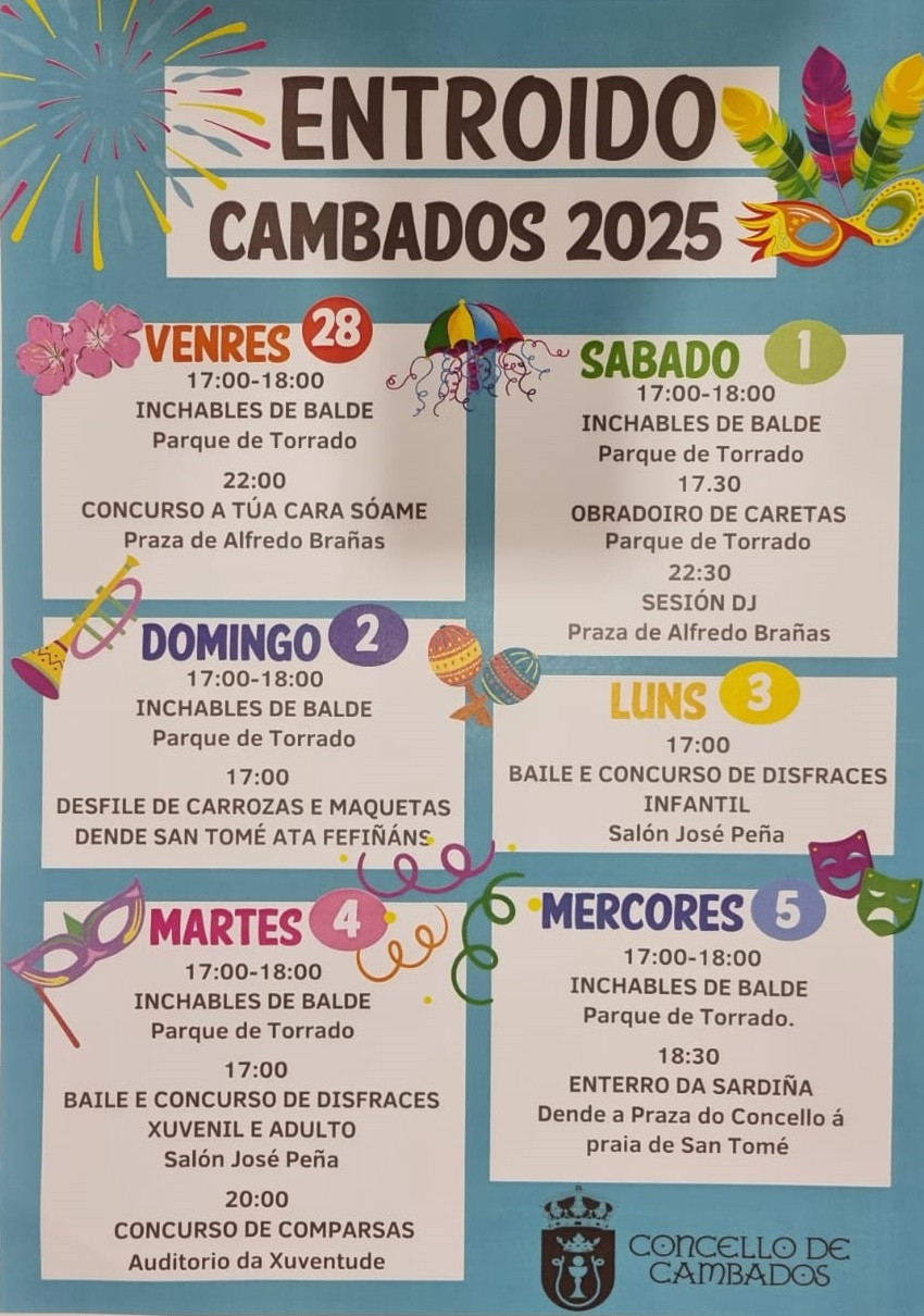 Carnaval cambados CARTEL