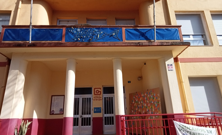 La ANPA “Santa Uxía” denuncia la parálisis de la obra del ascensor en el edificio de Infantil del colegio O Grupo de Ribeira