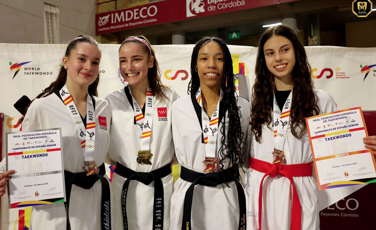 Los taekwondistas arousanos cobran protagonismo en la victoria gallega