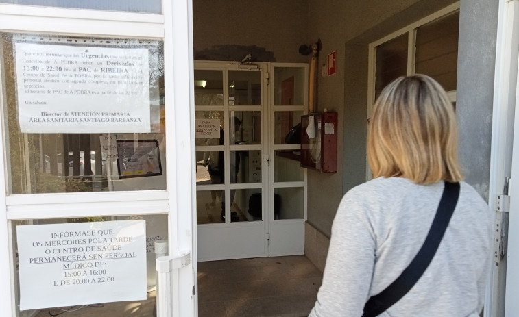 Arrecian las quejas por la falta de médicos de Atención Primaria en A Pobra durante tres horas de los miércoles por la tarde