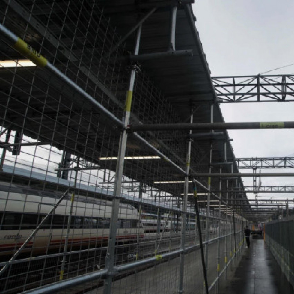 Del tren al coche, como de Uxes a Coruña