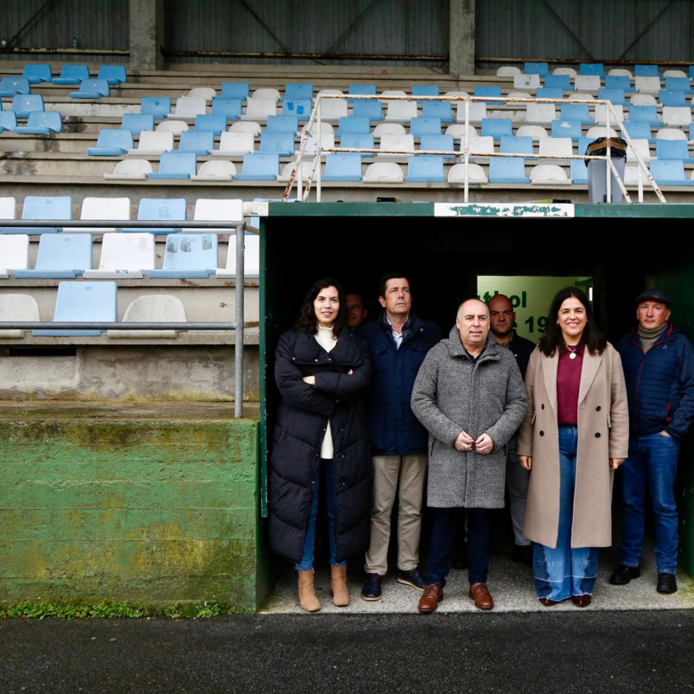 La Diputación aprobará 100.000 euros esta semana para modernizar el campo José Betanzos en Meis