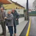 Calle Wesceslao Fernández Flórez después de que el Concello invirtiese 200.000 euros