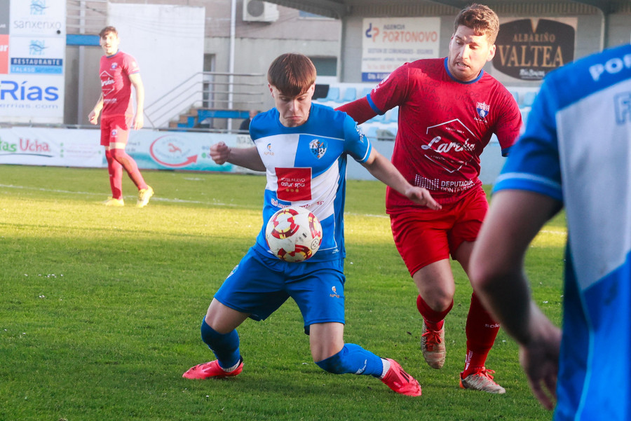 Lucas deja los tres puntos en Baltar con gol en el descuento