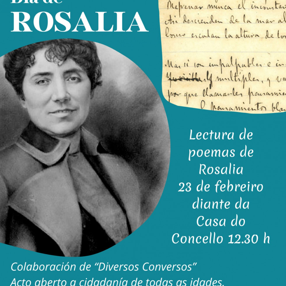 El club Breogán de O Grove organiza el domingo una lectura de poemas para celebrar el Día de Rosalía