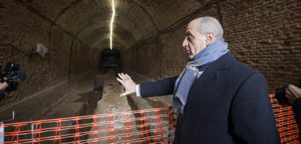 Inician la rehabilitación del túnel de José Bonaparte en el Palacio Real