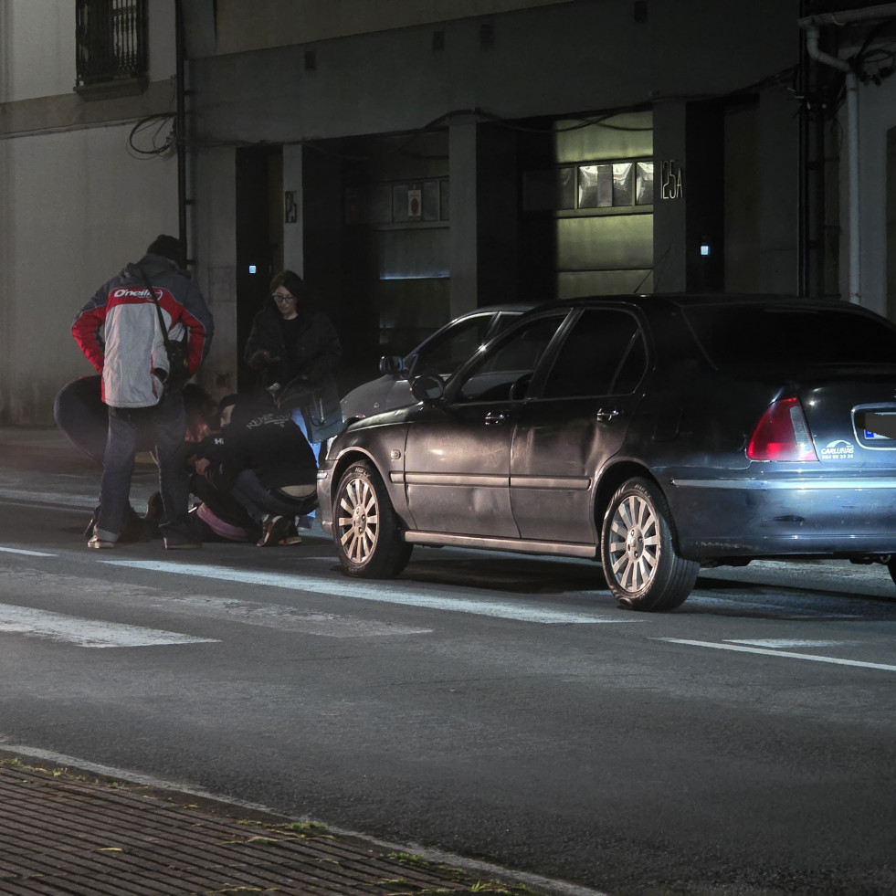 Una herida leve tras ser atropellada en Carril por un conductor que dio positivo en alcohol