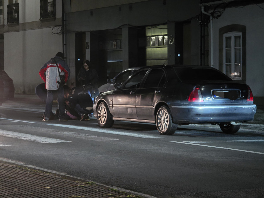 Una herida leve tras ser atropellada en Carril por un conductor que dio positivo en alcohol