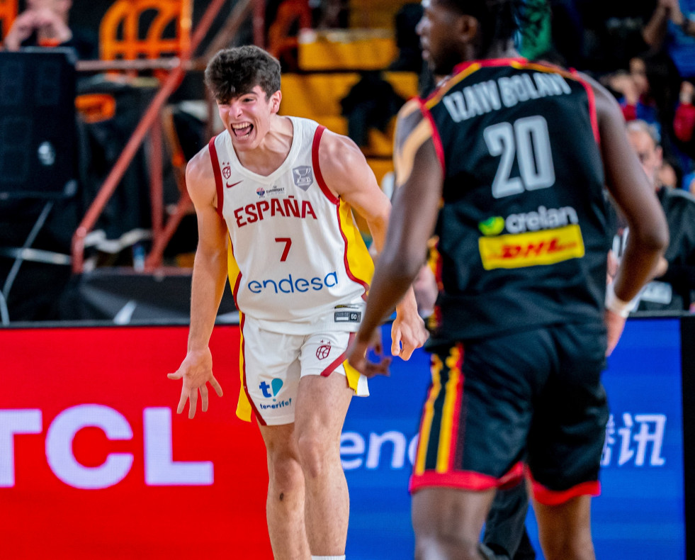 BaloncestoSelección.  Crónica del España   Bélgica, 59 52