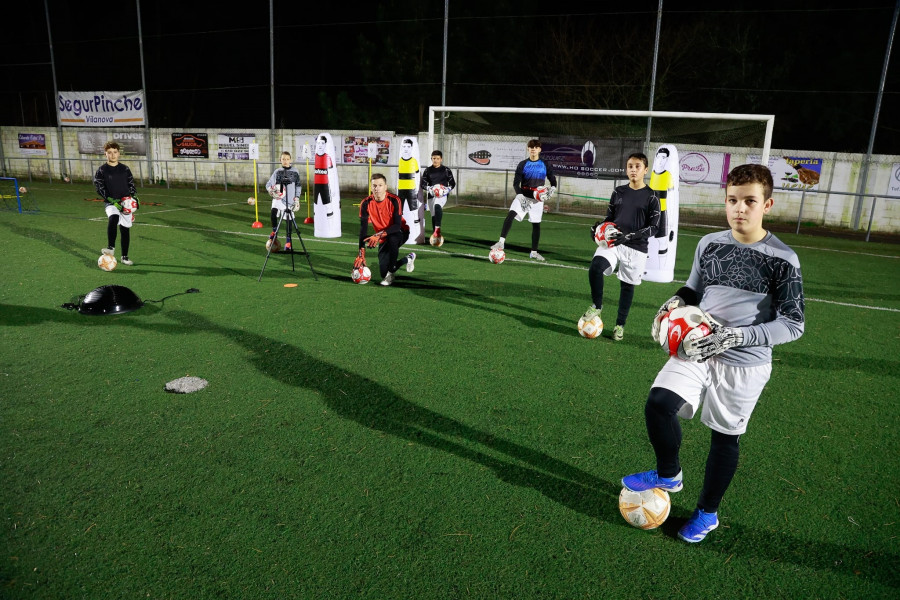 Nace Goalkeeper Brain, la academia de tecnificación para porteros en Arousa