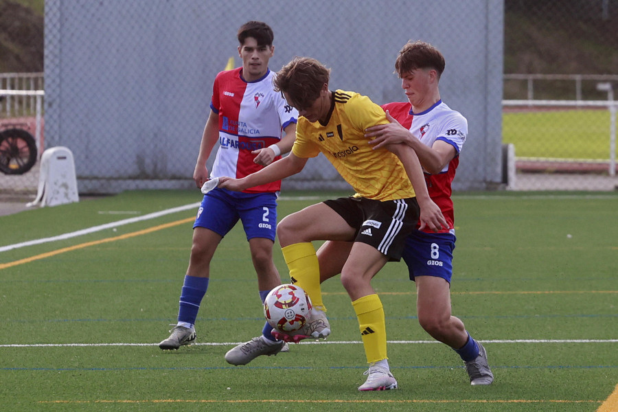 El Arosa juvenil se vino abajo en la segunda parte en Oviedo (1-0)