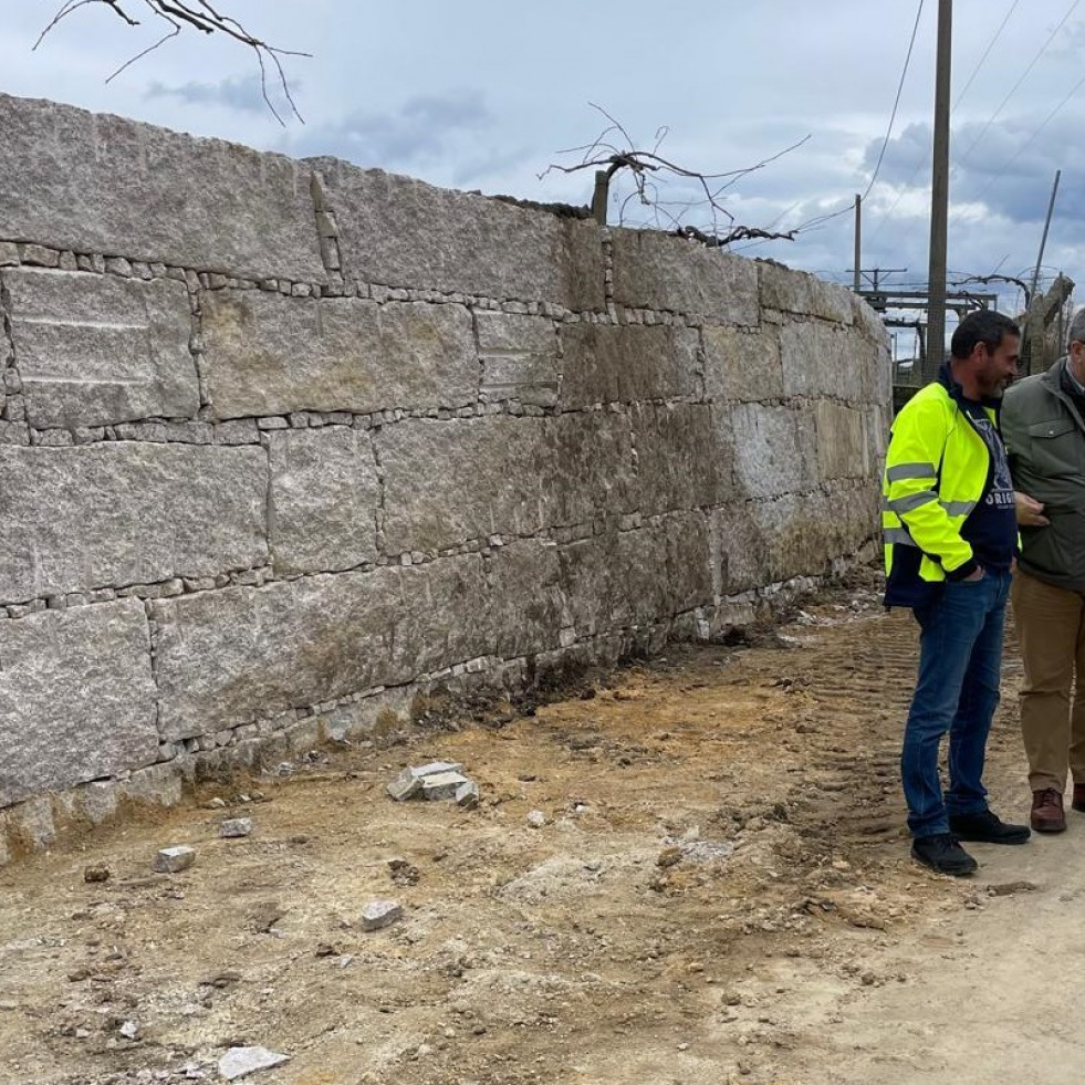 Ribadumia inicia obras de mejora de seguridad y de accesibilidad en el lugar de Quintáns