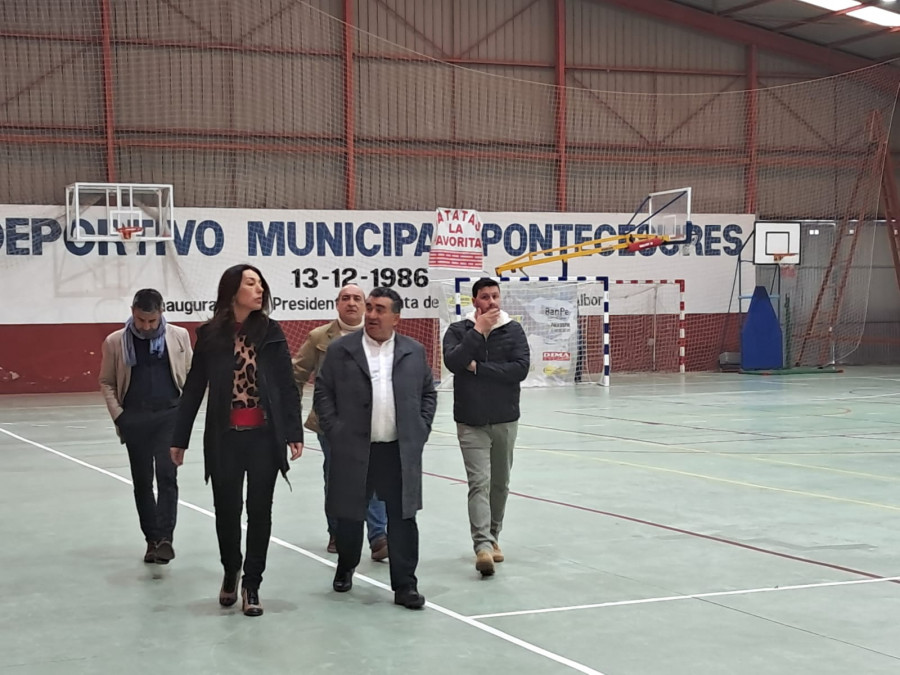 La Deputación invertirá cerca de 100.000 euros en el pabellón multideportivo de Pontecesures