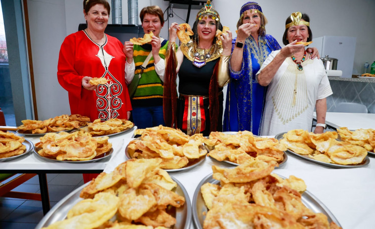 La gastronomía y la música logran el éxito en la Festa  das Orellas de Fontecarmoa