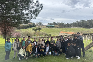 Visita alumnos pazo baion