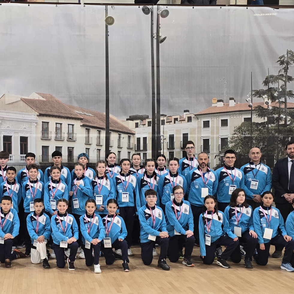 Galicia se lleva la plata en el infantil de Kenpo con sabor arousa o