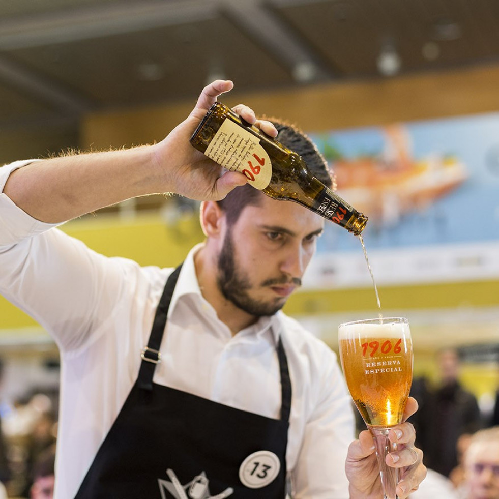 Un cambadés luchará por ganar el Campeonato Gallego de Tiraje de Cerveza de Estrella Galicia