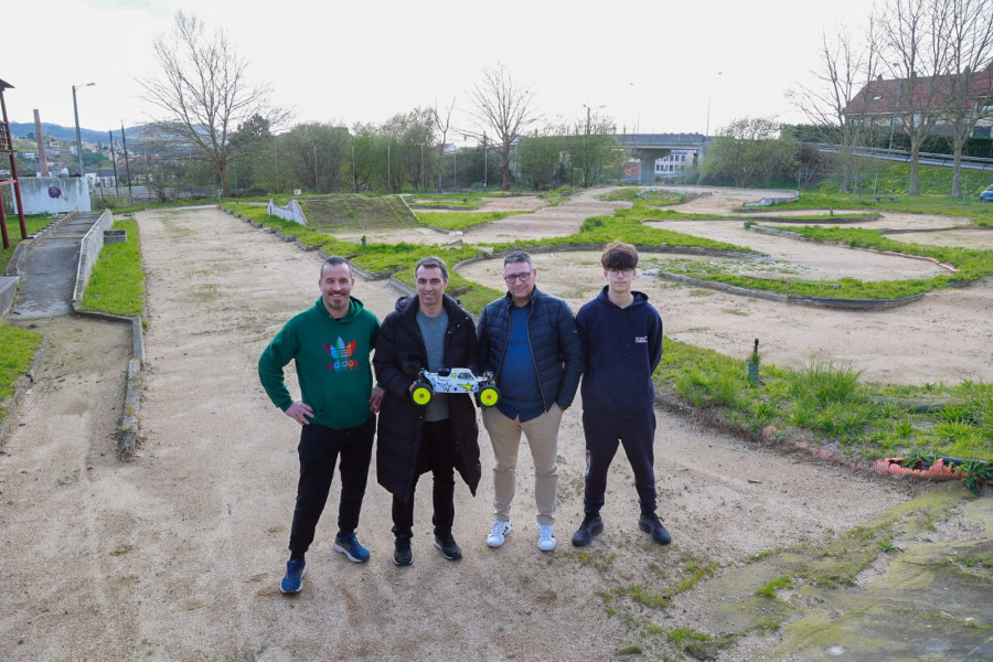 El Club de Radiocontrol asume las tareas de mantenimiento del circuito tras las obras